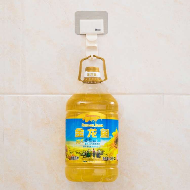 2 PCS Bathroom Creative Traceless Wall-Mounted Hook