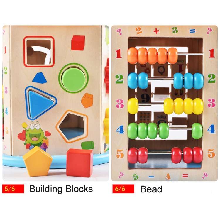 Multi-functional Wooden Gaming Treasure Box Toy