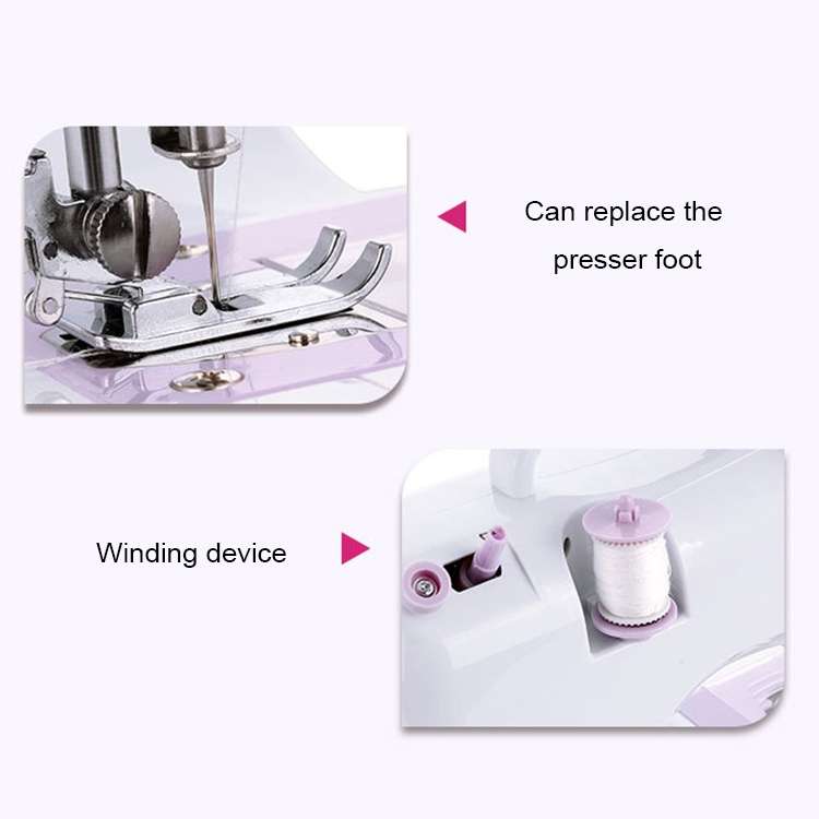 505A Household Desktop Mini Sewing Machine with Extension Table &amp; Gift Kit