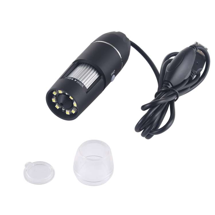 USB Magnifier HD 0.3MP Image Sensor 2560x1920P USB Digital Microscope with 8 LED &amp; Profession...