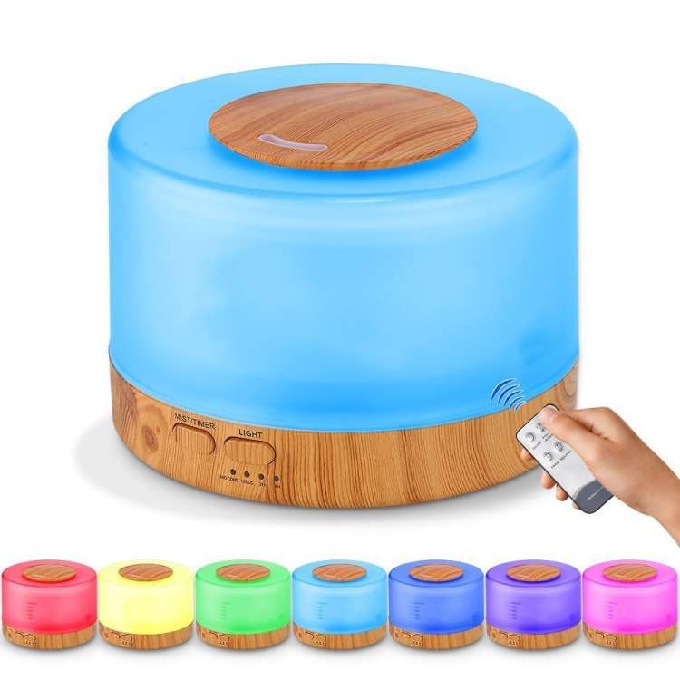 T700 Remote Control Clear White Air Humidifier Automatic Alcohol Sprayer Essential Oil Diffuser U...
