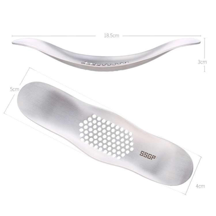 SSGP Kitchen Tool Manual 304 Stainless Steel Brushed Texture Garlic Presser