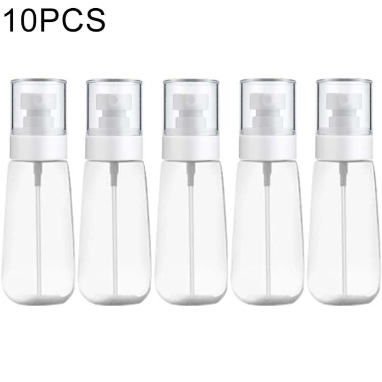 10 PCS Portable Refillable Plastic Fine Mist Perfume Spray Bottle Transparent Empty Spray Sprayer...
