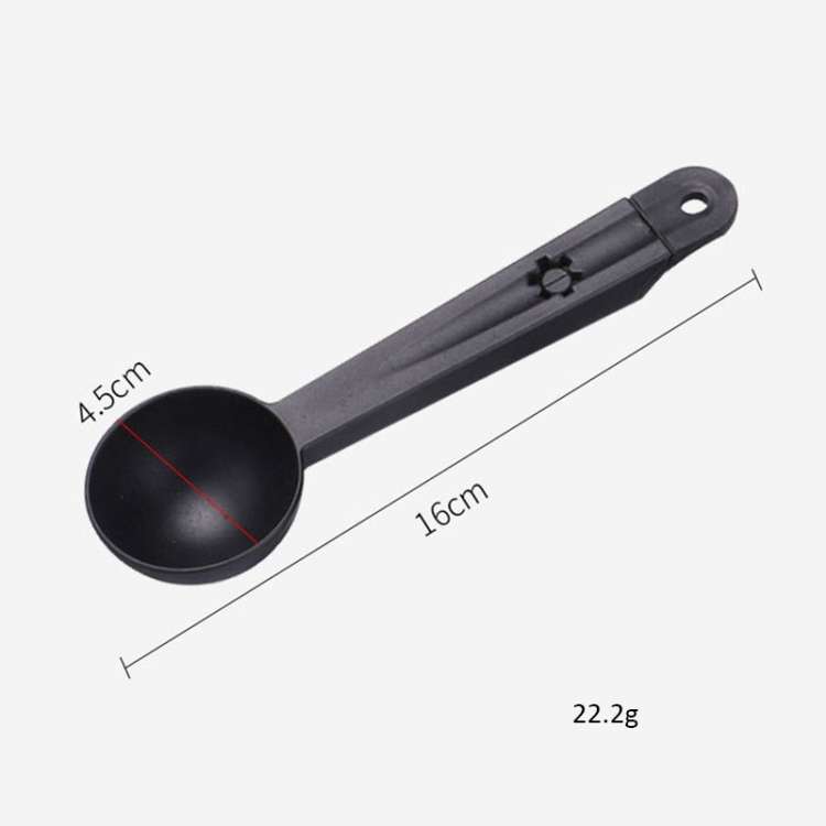 Coffee Machine Cleaning Brush Tool with Measure Scoop Spoon