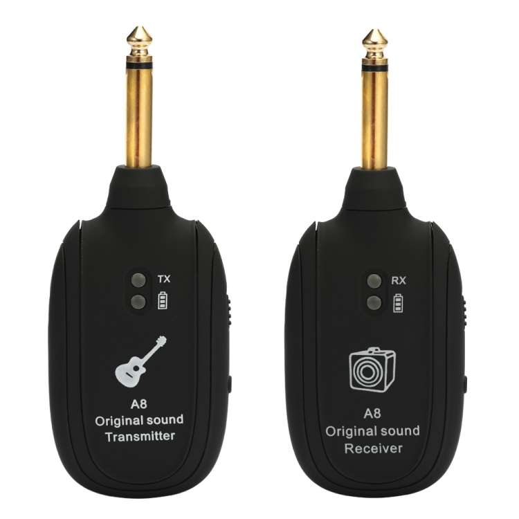 Guitar Wireless Transmitter Receiver A8 Electric Guitar Wireless Connection System Pickups