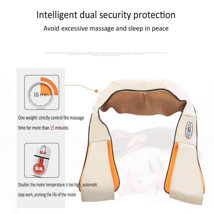 USB Charging Vibration Machine Neck Shawl Kneading Back Shoulder Vibration Massager