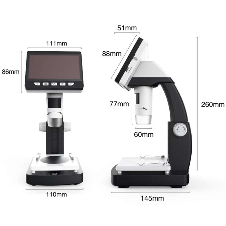 inskam306 1080P 4.3 inch Display Screen HD Digital Microscope