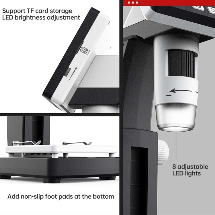 inskam306 1080P 4.3 inch Display Screen HD Digital Microscope