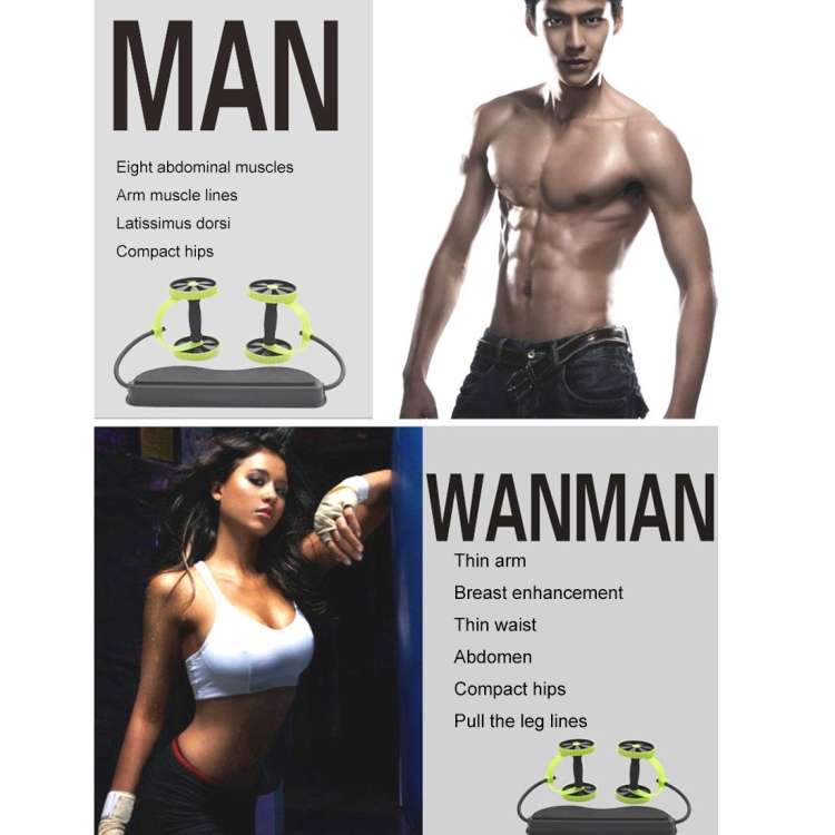 Multifunctional Exercise Home Fitness Equipment Intensity Adjustable Abdominal Wheel Resistance P...