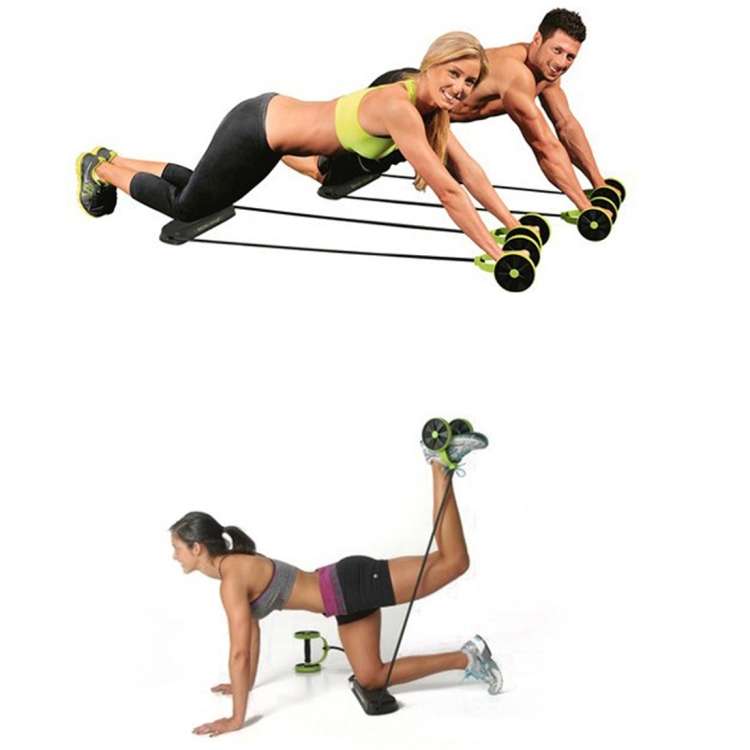 Multifunctional Exercise Home Fitness Equipment Intensity Adjustable Abdominal Wheel Resistance P...