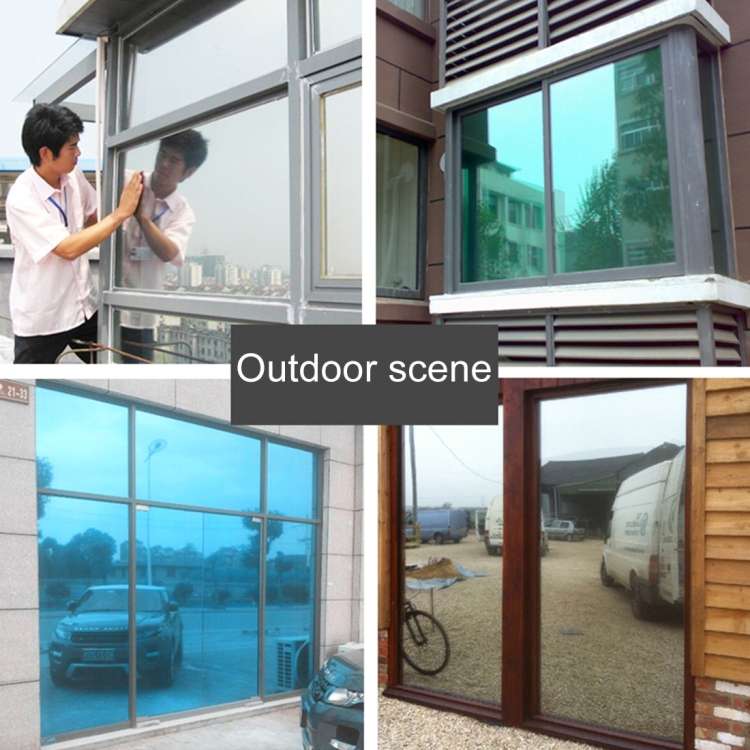 UV Reflective One Way Privacy Decoration Glass Window Film Sticker, Width: 30cm, Length: 1m, Widt...