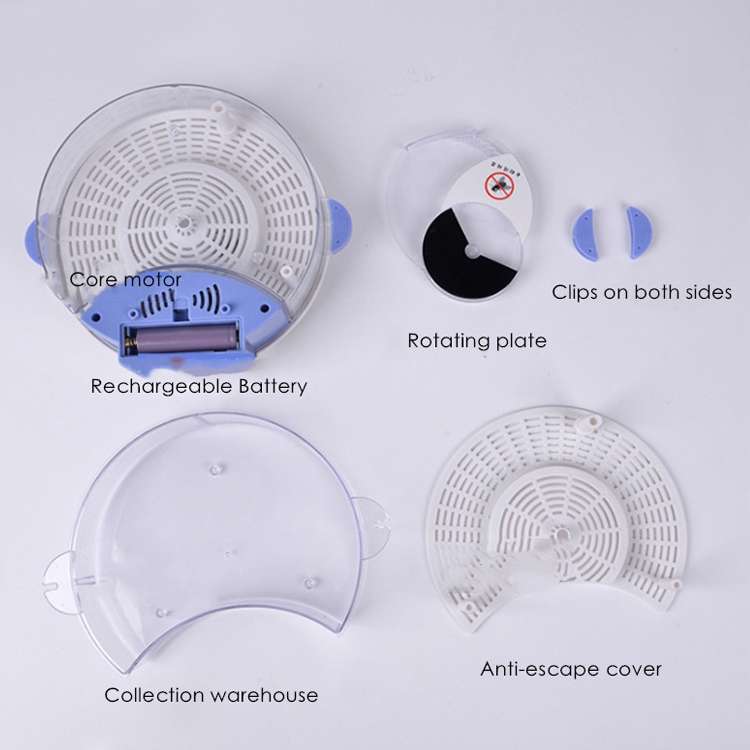 Electric Rotary Fly Catcher Flytrap Mosquito Killer Repellent, US Plug