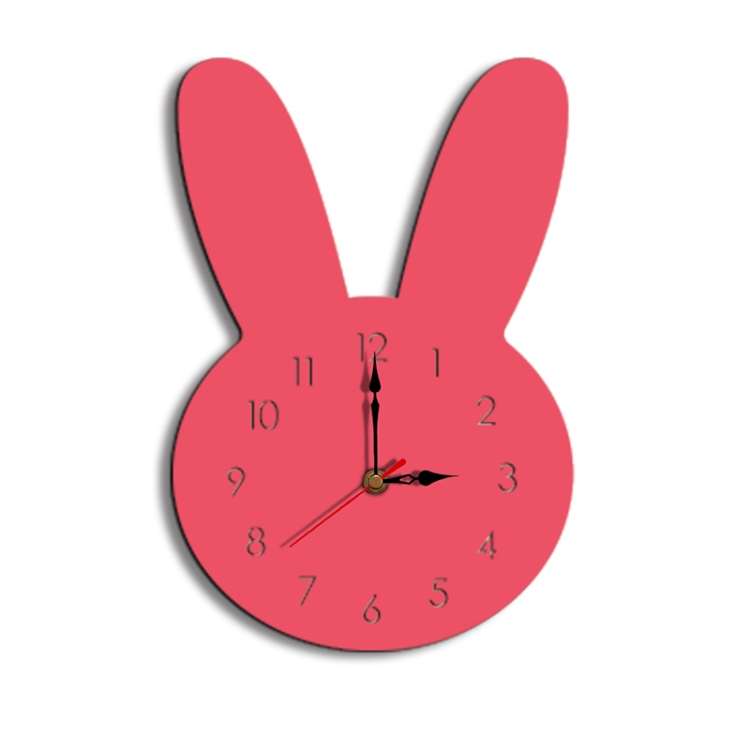 Rabbit Pattern Creative Living Room Decorative Wall Clock