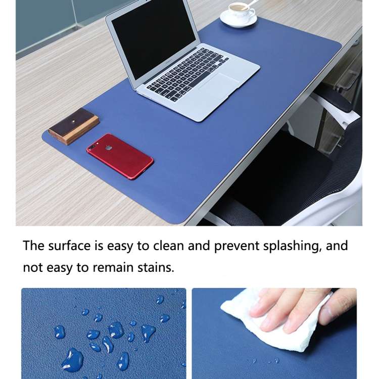 Multifunction Business PU Leather Mouse Pad Keyboard Pad Table Mat Computer Desk Mat, Size: 120 x...