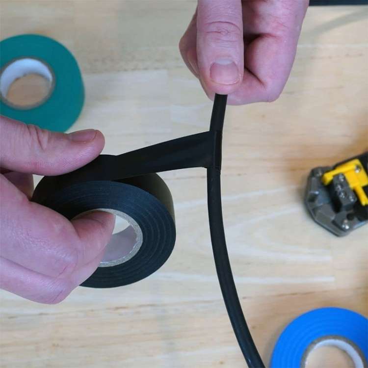 10 PCS 16mm Waterproof PVC Insulating Tare Electricians Electrical Tape(Black)