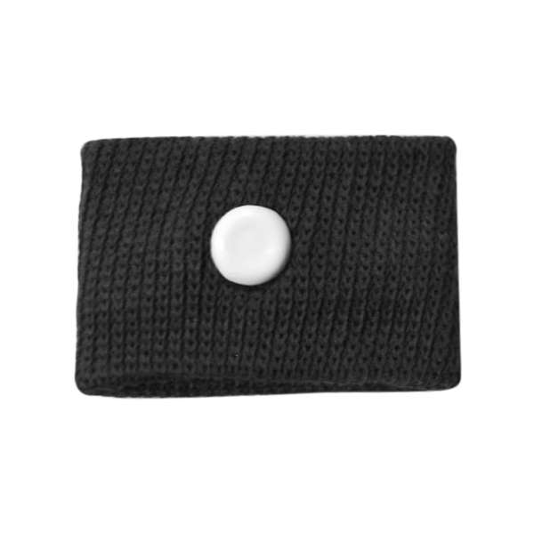 Physical Method Carsickness Prevention Antiemetic Polyester Wristband, One Pair, Black