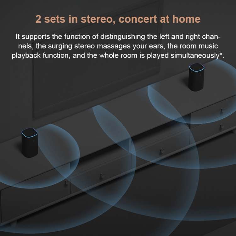 Xiaomi Xiaoai Speaker Pro with 750mL Large Sound Cavity Volume / AUX IN Wired Connection / Combo ...