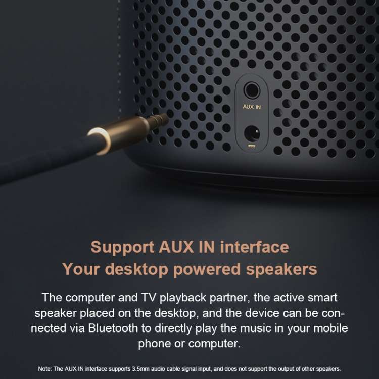 Xiaomi Xiaoai Speaker Pro with 750mL Large Sound Cavity Volume / AUX IN Wired Connection / Combo ...