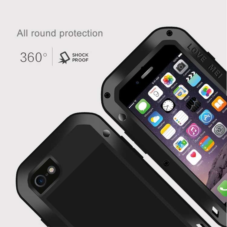 LOVE MEI for  iPhone 7 Professional and Powerful Dustproof Shockproof Anti-slip Metal Protective ...