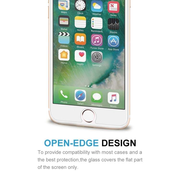 10 PCS for iPhone 8 Plus &amp; iPhone 7 Plus 0.26mm 9H Surface Hardness 2.5D Explosion-proof Temp...