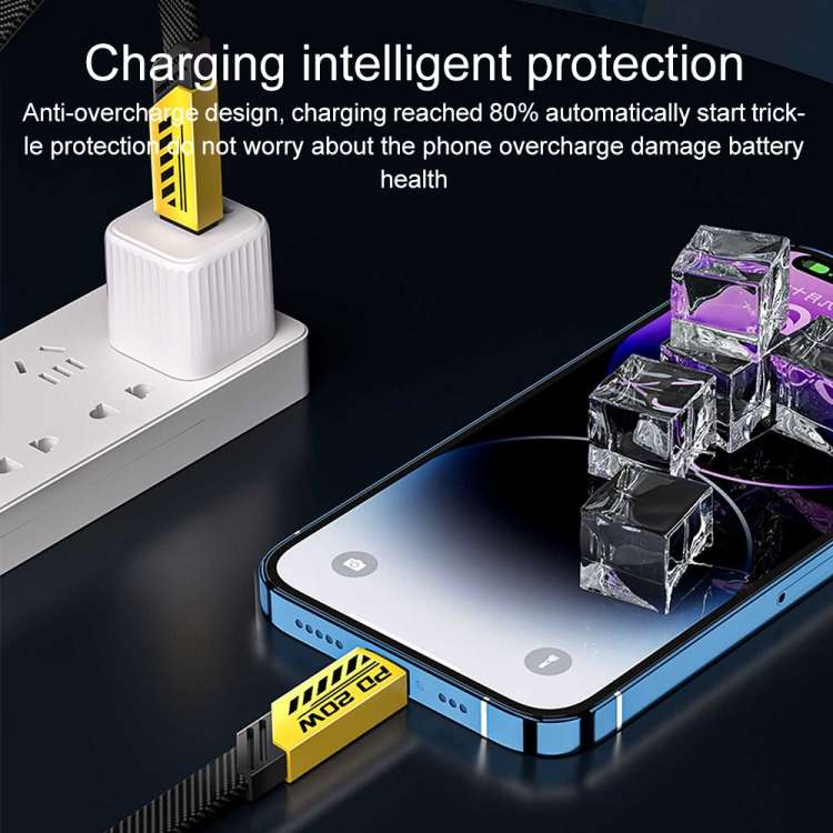 WK WDC-190a Mech Series 6A USB to USB-C/Type-C Fast Charge Data Cable, Length: 1m, USB to USB-C/T...