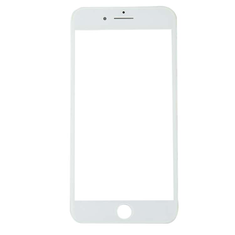 for iPhone 8 Plus Front Screen Outer Glass Lens with Front LCD Screen Bezel Frame, For iPhone 8 P...