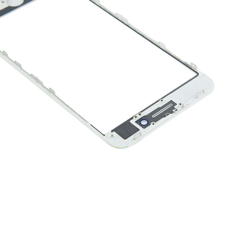 for iPhone 8 Plus Front Screen Outer Glass Lens with Front LCD Screen Bezel Frame, For iPhone 8 P...