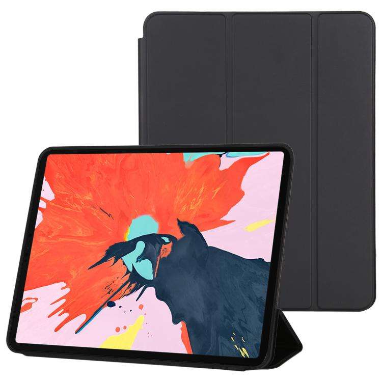 Horizontal Flip Solid Color Leather Case for iPad Pro 12.9 inch (2018), with Three-folding Holder...