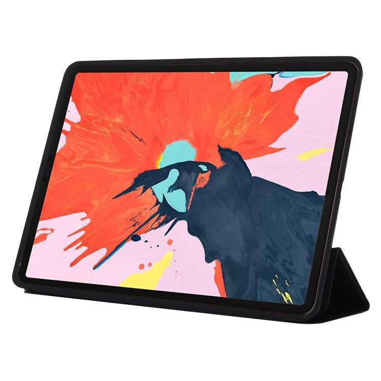 Horizontal Flip Solid Color Leather Case for iPad Pro 12.9 inch (2018), with Three-folding Holder...