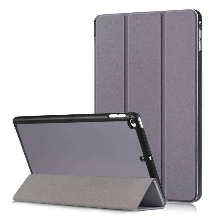 Custer Texture Horizontal Flip Leather Case for  iPad Mini 2019 &amp; Mini 4, with Three-folding ...