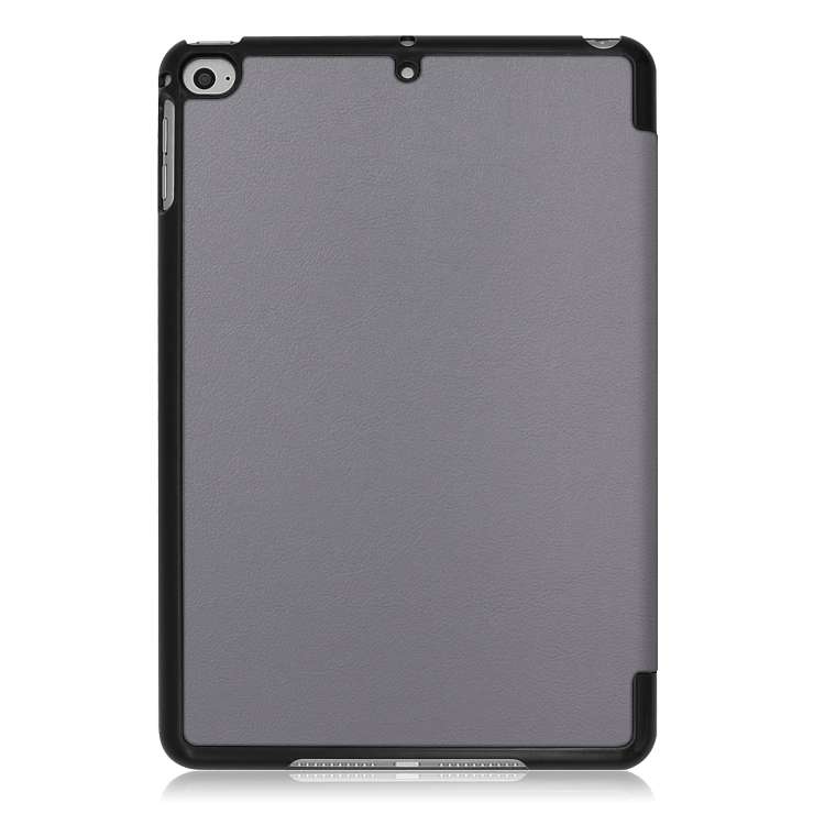 Custer Texture Horizontal Flip Leather Case for  iPad Mini 2019 &amp; Mini 4, with Three-folding ...