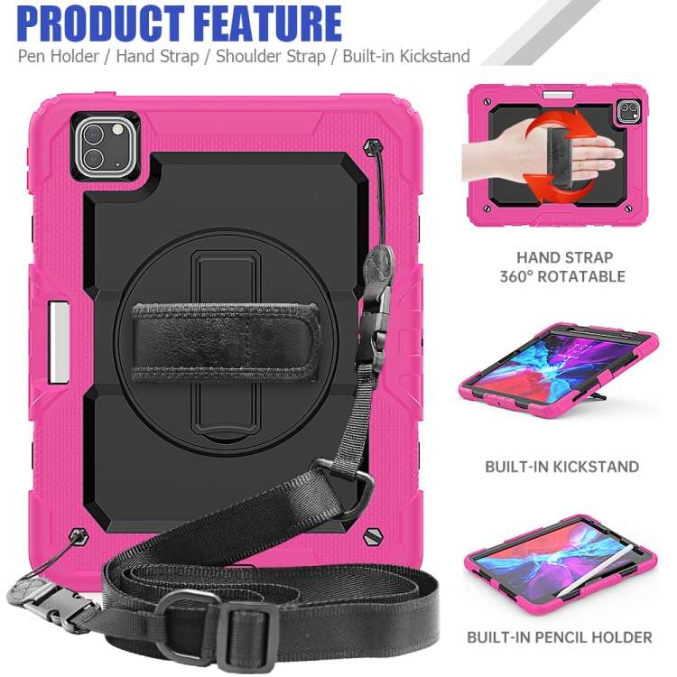 For iPad Pro 11 inch (2018) / Pro 11 inch (2020) Shockproof Colorful Silica Gel + PC Protective T...