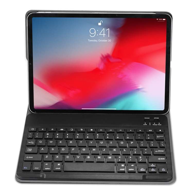 A11 Bluetooth 3.0 Ultra-thin ABS Detachable Bluetooth Keyboard Leather Tablet Case with Holder fo...