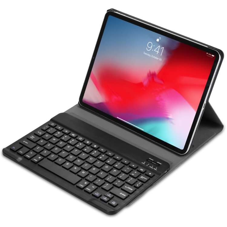 A11 Bluetooth 3.0 Ultra-thin ABS Detachable Bluetooth Keyboard Leather Tablet Case with Holder fo...