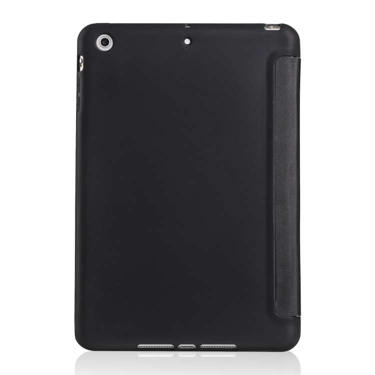 Millet Texture PU+ Silica Gel Full Coverage Leather Case for iPad Mini 4/5, with Multi-folding Ho...