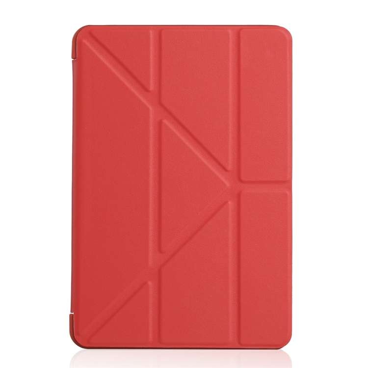 Millet Texture PU+ Silica Gel Full Coverage Leather Case for iPad Mini 4/5, with Multi-folding Ho...