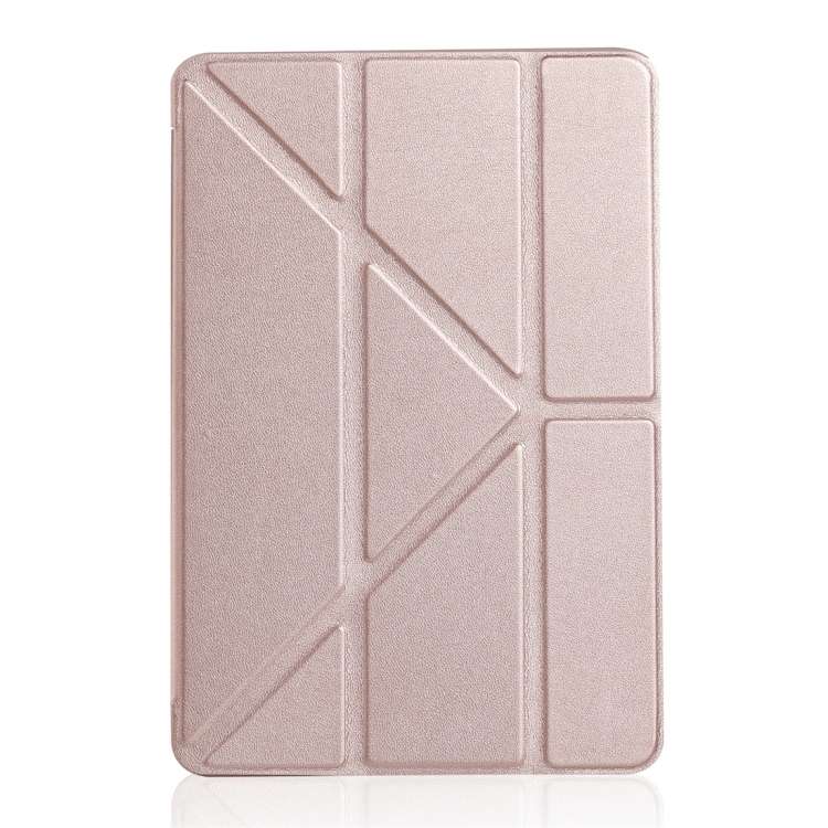 Millet Texture PU+ Silica Gel Full Coverage Leather Case for iPad Mini 4/5, with Multi-folding Ho...