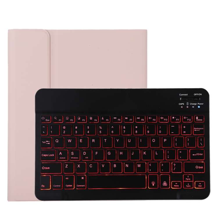 TG11BS Detachable Bluetooth Black Keyboard + Microfiber Leather Tablet Case for iPad Pro 11 inch ...