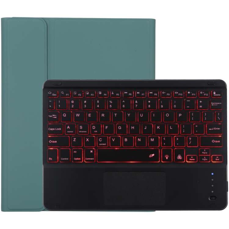 TG-102BCS Detachable Bluetooth Black Keyboard + Microfiber Leather Tablet Case for iPad 10.2 inch...