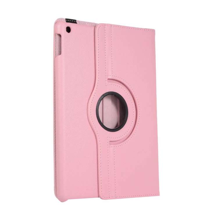 For iPad 10.2 / iPad Air 2019 10.5 / iPad 10.2 2020 Litchi Texture Horizontal Flip 360 Degrees Ro...