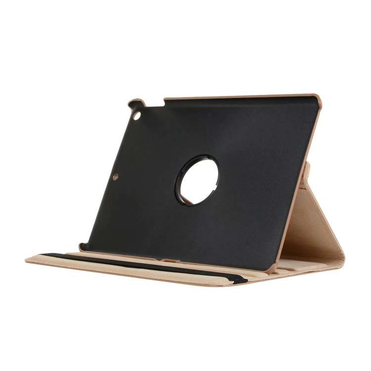 For iPad 10.2 / iPad Air 2019 10.5 / iPad 10.2 2020 Litchi Texture Horizontal Flip 360 Degrees Ro...