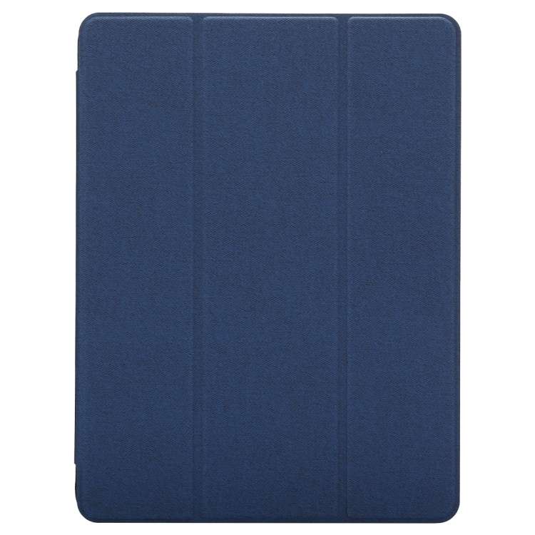 Cloth Texture Pattern Horizontal Flip Leather Case for iPad Pro 10.5 inch ,with Three-folding Hol...
