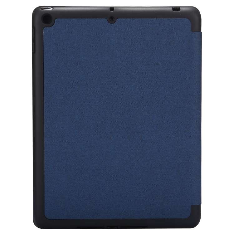 Cloth Texture Pattern Horizontal Flip Leather Case for iPad Pro 10.5 inch ,with Three-folding Hol...