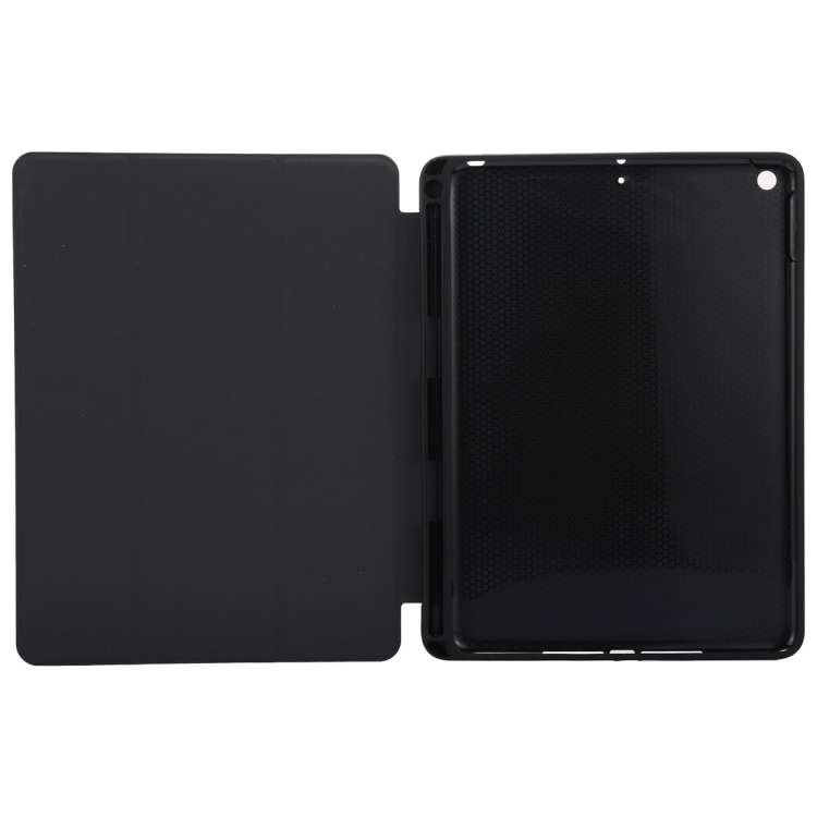 Cloth Texture Pattern Horizontal Flip Leather Case for iPad Pro 10.5 inch ,with Three-folding Hol...