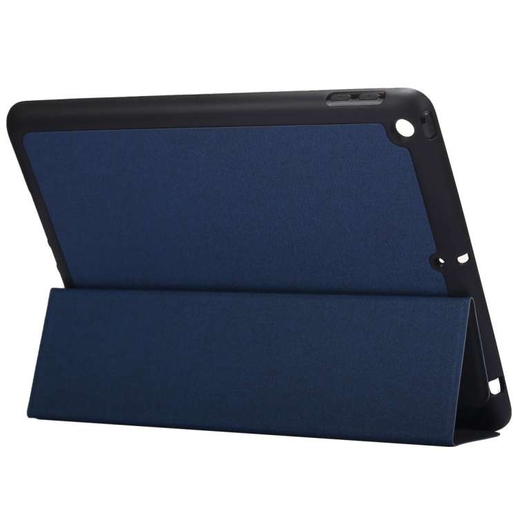Cloth Texture Pattern Horizontal Flip Leather Case for iPad Pro 10.5 inch ,with Three-folding Hol...