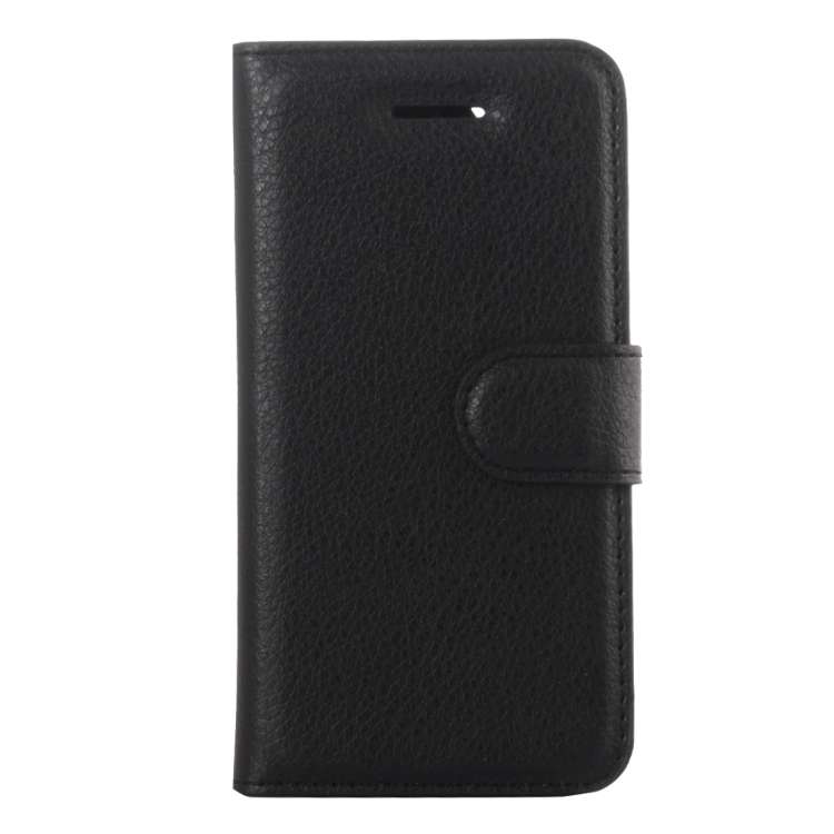 For iPhone 5 &amp; 5s &amp; SE Litchi Texture Horizontal Flip Leather Case with Holder &amp; Card...