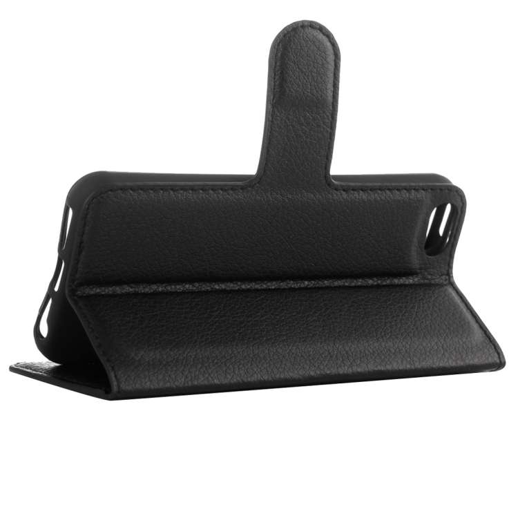 For iPhone 5 &amp; 5s &amp; SE Litchi Texture Horizontal Flip Leather Case with Holder &amp; Card...
