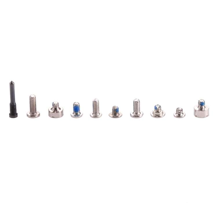 Complete Set Screws and Bolts for iPhone X, For iPhone X(Black), For iPhone X