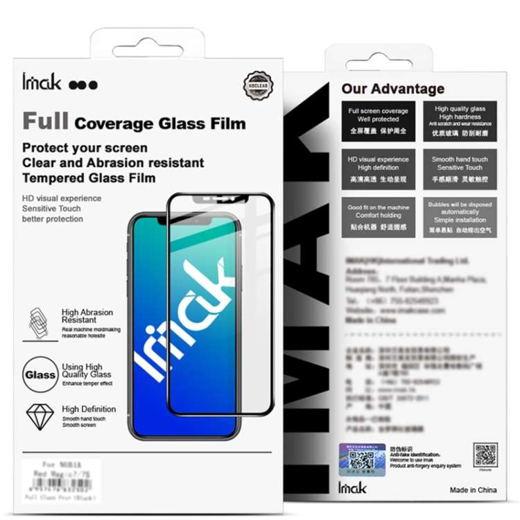 For iPhone 11 Pro IMAK 9H Surface Hardness Full Screen Tempered Glass Film