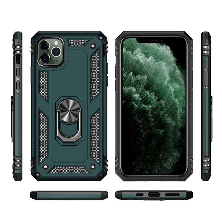 Armor Shockproof TPU + PC Protective Case for iPhone 11, with 360 Degree Rotation Holder, For iPh...